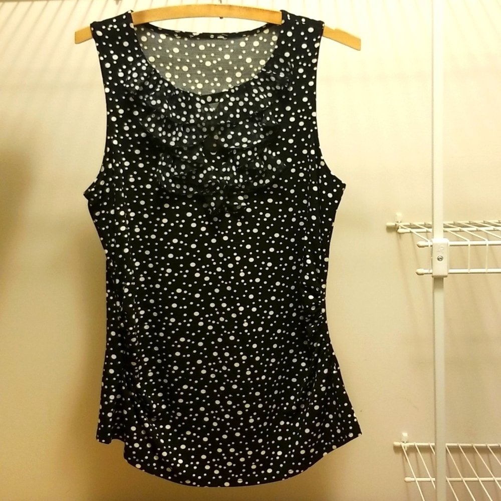 2FOR$15 -- Sz M cute stretchy sleeveless top